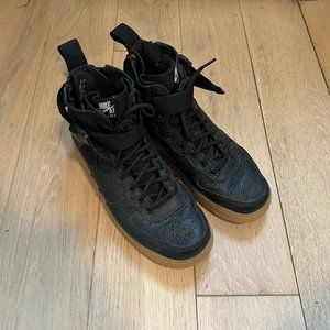 Nike Air Force 1 Mid Special Forces Black Sz 8
